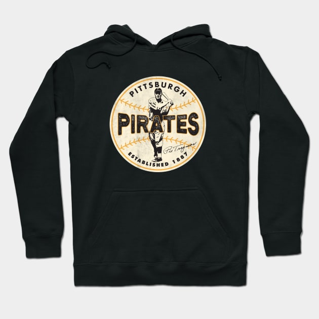 Pittsburgh Pirates Pie Traynor by Buck Tee Originals Hoodie by Buck Tee